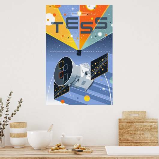 Das Space Telescope Poster. Poster (Küche)