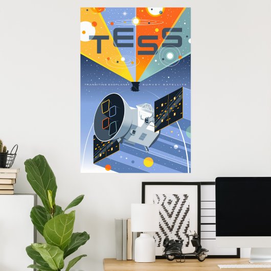 Das Space Telescope Poster. Poster (Heimbüro)