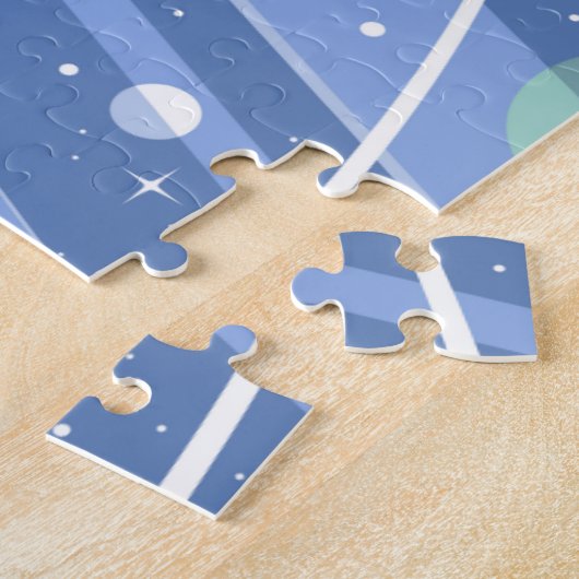 Das Space Telescope Poster. Puzzle (Seite)