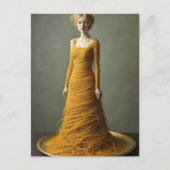 Das Spaghetti-Kleid Postkarte (Vorderseite)