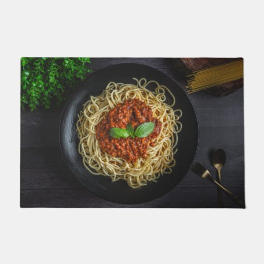 Das Spaghetti Träger Top Fußmatte (Vorderseite)