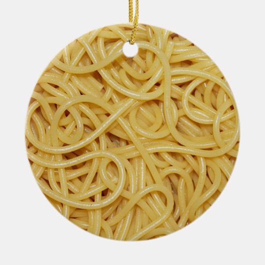 Das Spaghetti Träger Top Keramik Ornament (Vorne)