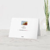 Das Spaghetti Träger Top! Notecard, Brad Hines Fot Karte (Rückseite)