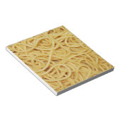 Das Spaghetti Träger Top Notizblock (angewinkelt)