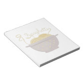 Das Spaghetti Träger Top Notizblock (angewinkelt)