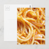 Das Spaghetti Träger Top Postkarte (Vorne/Hinten)