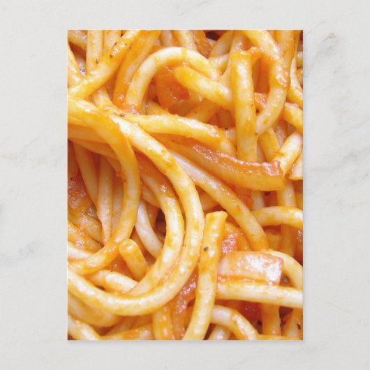 Das Spaghetti Träger Top Postkarte (Vorderseite)