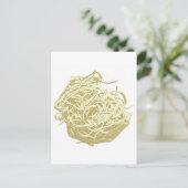 Das Spaghetti Träger Top Postkarte (Stehend Vorderseite)