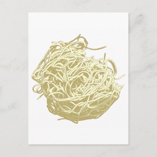 Das Spaghetti Träger Top Postkarte (Vorderseite)