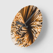 Das Spaghetti Träger Top Runde Wanduhr (Winkel)