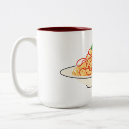 Das Spaghetti Träger Top Zweifarbige Tasse
