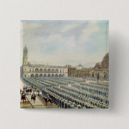 Das spanische Expeditionskorps in Vera Cruz Button (Vorderseite)