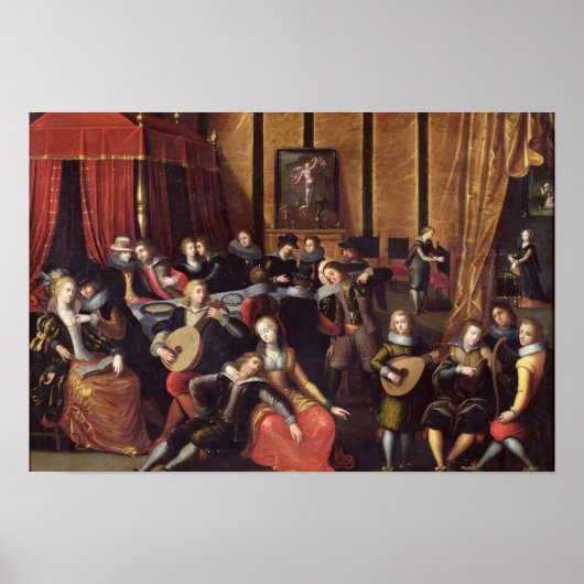 Das spanische Konzert oder die Erholung Gallant Poster (Vorne)