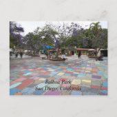 Das Spanische Village Art Centre in Balboa Park Postkarte (Vorderseite)