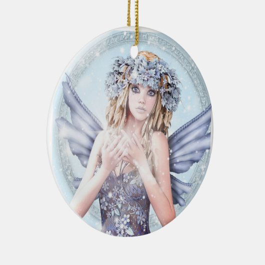 Das sparkel des Schnees Keramikornament (Rechts)