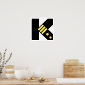 Das Special K – Benutzerdefinierte Typografie Poster (Küche)