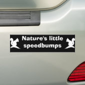 Das Speedbumps der Natur Autoaufkleber (Auf Auto)