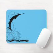 Das Speerfischspringen Mousepad (Mit Mouse)