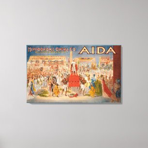 Das spektakuläre Theaterposter von Aida Leinwanddruck