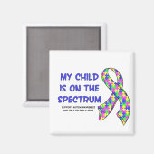 Das Spektrum (Pastellfarben) Magnet (Vorderseite/Rückseite)