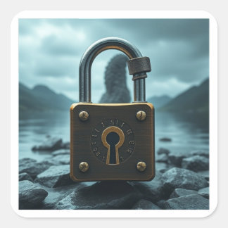 Das Sperrmonster Quadratischer Aufkleber