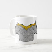 das Spiegelpferd Kaffeetasse (Vorderseite Links)