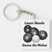 Das Spiel auf dem sonnigen Rasen...., Keyring Schlüsselanhänger (Vorderseite)