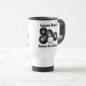 Das Spiel auf dem sonnigen Rasen...., Travel Mug Reisebecher (VorderseiteRechts)