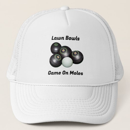 Das Spiel auf dem sonnigen Rasen...., Truckers Hat Truckerkappe (Vorderseite)