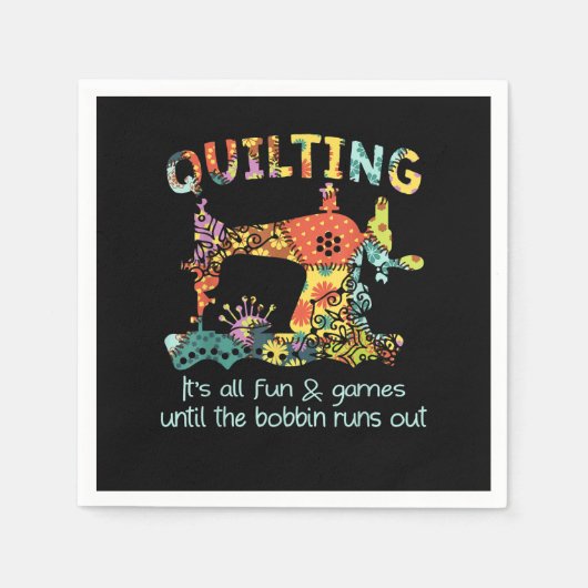 Das Spiel beenden, bis Bobbin ausläuft Serviette (Vorderseite)