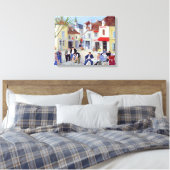 Das Spiel Burgund Leinwanddruck (Insitu (Schlafzimmer))