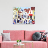 Das Spiel Burgund Leinwanddruck (Insitu (Wohnzimmer))