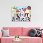 Das Spiel Burgund Leinwanddruck (Insitu (Wohnzimmer))