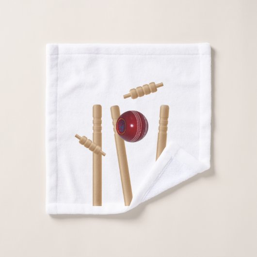 Das Spiel Cricket, Badhandtuch Set (Waschlappen)