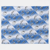 Das Spiel Cricket, Fleecedecke (Vorderseite (Horizontal))