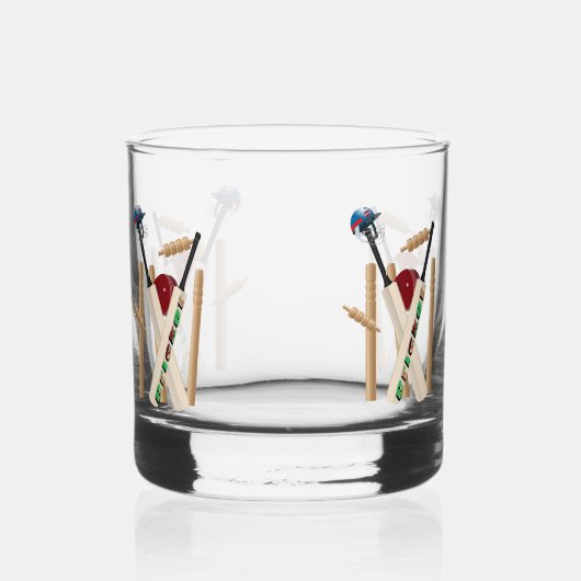 Das Spiel Cricket, Whiskyglas (Rückseite)