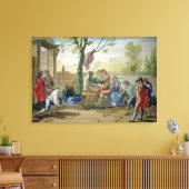 Das Spiel der Bowls Leinwanddruck (Insitu (Wohnzimmer))