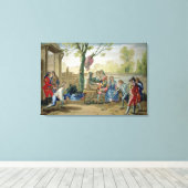 Das Spiel der Bowls Leinwanddruck (Insitu (Holzboden))