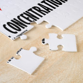 Das Spiel der Brücke erfordert totale Konzentratio Puzzle (Seite)