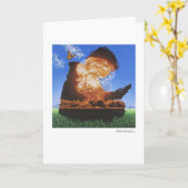 Das Spiel des Kindes Karte (Gelbe Blume)