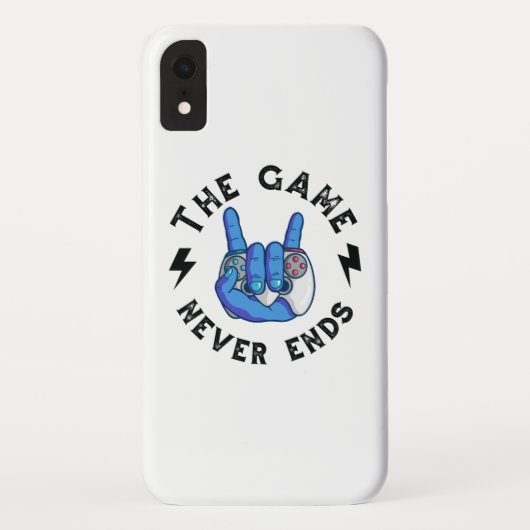 Das Spiel endet nie Case-Mate iPhone Hülle (Rückseite)
