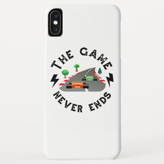 Das Spiel endet nie Case-Mate iPhone Hülle (Rückseite)