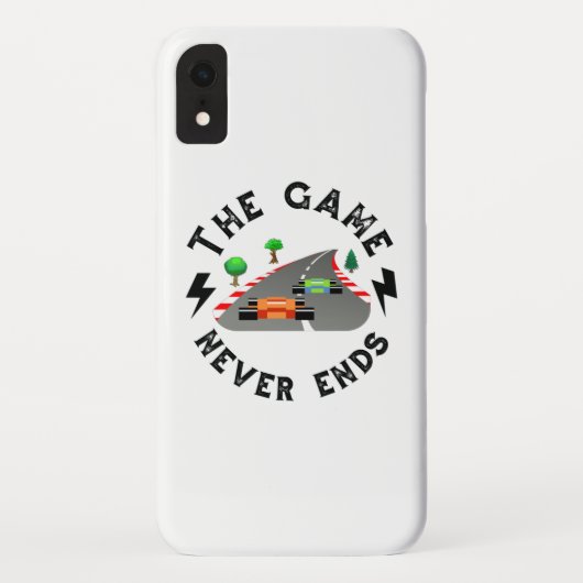 Das Spiel endet nie Case-Mate iPhone Hülle (Rückseite)