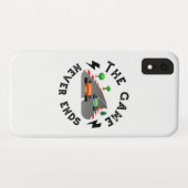 Das Spiel endet nie Case-Mate iPhone Hülle (Rückseite (Horizontal))
