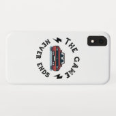 Das Spiel endet nie Case-Mate iPhone Hülle (Rückseite (Horizontal))