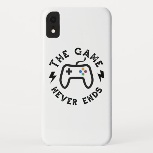 Das Spiel endet nie Case-Mate iPhone Hülle (Rückseite)