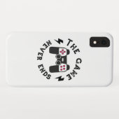 Das Spiel endet nie Case-Mate iPhone Hülle (Rückseite (Horizontal))