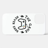 Das Spiel endet nie Case-Mate iPhone Hülle (Rückseite (Horizontal))
