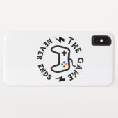 Das Spiel endet nie Case-Mate iPhone Hülle (Rückseite (Horizontal))