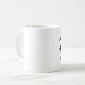 Das Spiel endet nie für Unicorns Kaffeetasse (Vorderseite Links)
